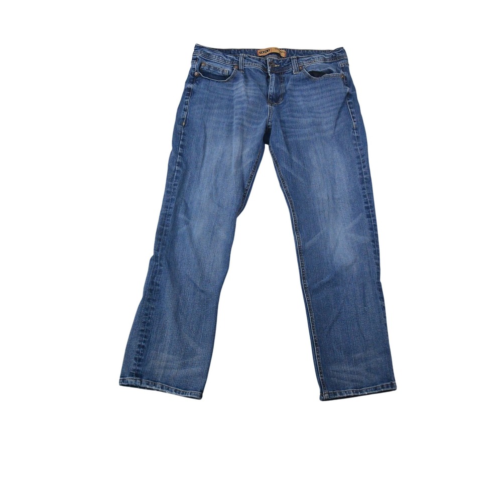 Seven7 Straight Fit Jeans Mens 34x30 (Fit 33x28) Medium Wash Stretch Denim